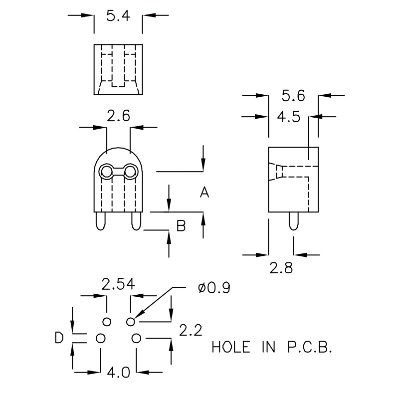 LED Lens Holder LS-LH5-3T